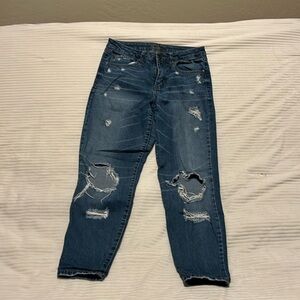 Rue21 Women’s Size 6 Mid Rise Skinny Jeans Distressed